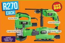 Shoprite Schultz power tools range offer