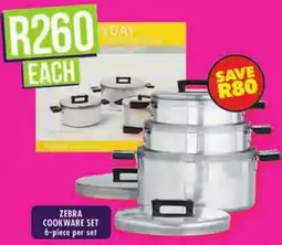 Shoprite Zebra cookware set offer