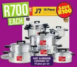 Shoprite Hart aluminium cookware set offer