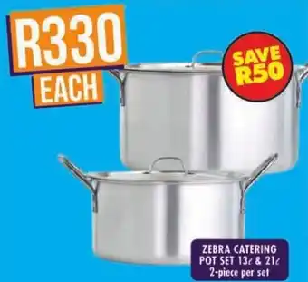 Shoprite Zebra catering pot set offer