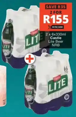 Checkers Liquor Shop Castle Lite Beer NRB offer