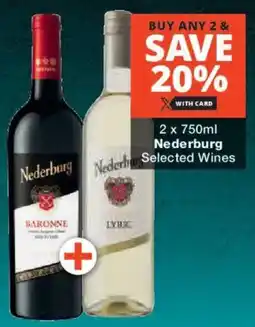 Checkers Liquor Shop Nederburg Selected Wines offer