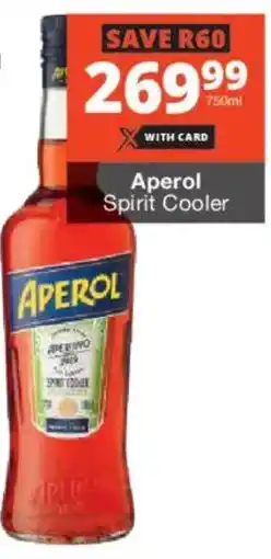 Checkers Liquor Shop Aperol Spirit Cooler offer