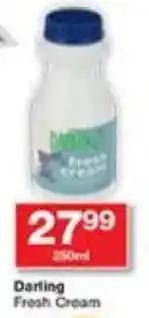 Checkers Darling Fresh Cream offer