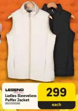 Makro Legend Ladies Sleeveless Puffer Jacket offer