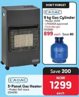 Makro Cadac 3-Panel Gas Heater offer