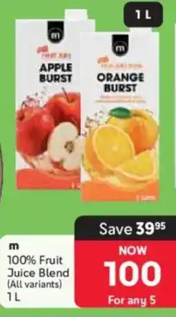 Makro m 100% Fruit Juice Blend offer