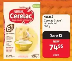 Makro Nestle Cerelac Stage 1 offer