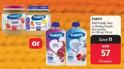 Makro Purity 2nd Foods Jars or Purity Pouch offer