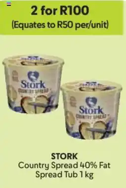 Makro Stork Country Spread 40% Fat Spread Tub offer