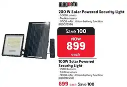 Makro Magneto 200 W Solar Powered Security Light offer