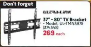 Makro Ultra-link 37"-80" TV Bracket offer