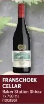 Makro Franschoek Cellar Baker Station Shiraz offer