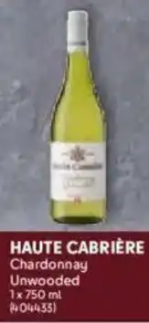 Makro Haute Cabrière Chardonnay Unwooded offer