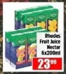 Devland Cash And Carry Rhodes Fruit Juice Nectar offer