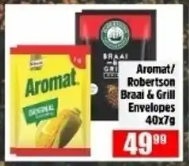 Devland Cash And Carry Knorr Aromat/ Robertson Braai & Grill Envelopes offer
