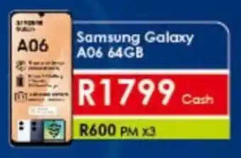Chatz Connect Samsung Galaxy A06 64GB offer