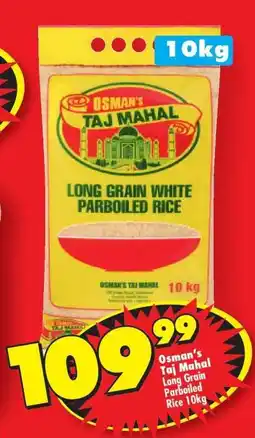 Shoprite Osman's Taj Mahal Long Grain Parboiled Rice 10kg offer