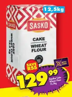 Shoprite Sasko Cake Wheat Flour 12,5kg offer