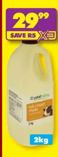 Shoprite CRYSTAL VALLEY FULL CREAM MAAS offer