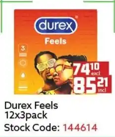 Durex Feels 12x3 Pack