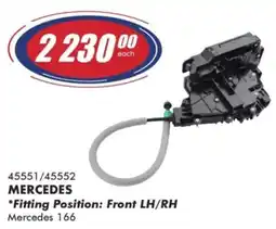 Goldwagen Mercedes door lock offer