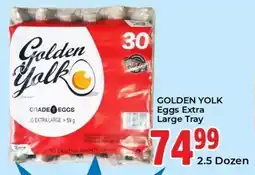 Elite Power Trade Cash & Carry Golden Yolk Eggs Extra Large Tray offer