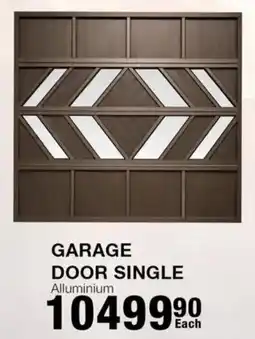 Build It Garage door single alluminium offer