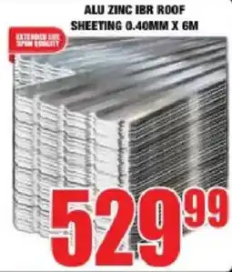 Boxer Build Alu zinc ibr roof sheeting offer