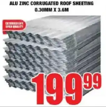 Boxer Build Alu zinc corrugated roof sheeting offer