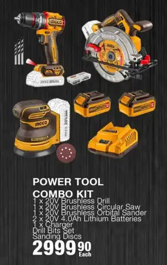 Build It Ingco power tool combo kit offer