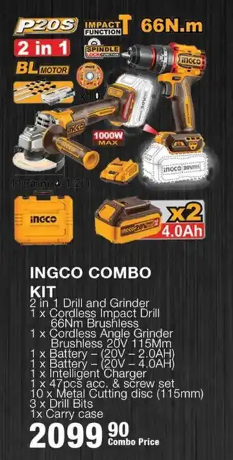 Build It Ingco combo kit offer