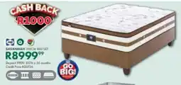 Beares Sealy savannah 152cm bed set offer