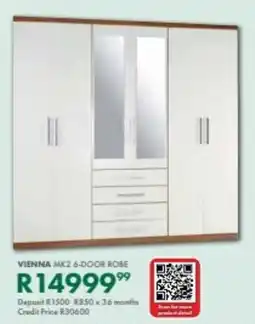 Beares Vienna mk2 6-door robe offer