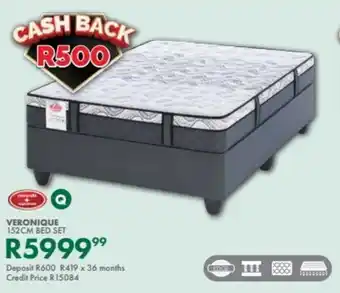Beares Veronique 152cm bed set offer