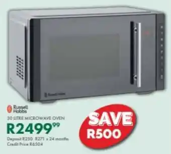 Beares Russell hobbs microwave oven offer