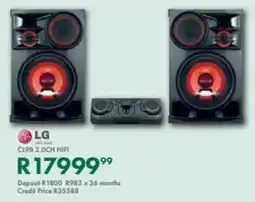 Beares LG CL98 2.0Ch HiFi offer