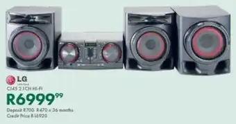 Beares LG CJ45 2.1Ch Hi-Fi offer