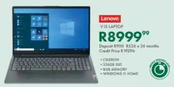 Beares Lenovo V15 Laptop offer