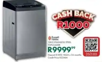 Beares Russell hobbs stainless steel toploader offer