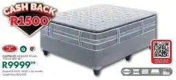 Beares Castello memory foam 152cm bed set offer