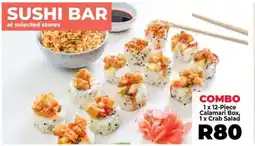 Food Lover's Market Calamari Box and Crab Salad offer