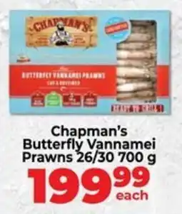 Food Lover's Market Chapman's Butterfly Vannamei Prawns offer