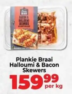 Food Lover's Market Plankie Braai Halloumi & Bacon Skewers offer