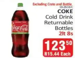 KitKat Cash and Carry Coke Cold Drink Returnable Bottles offer