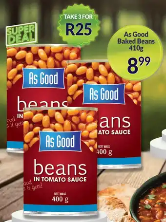 Super Save As Good Baked Beans offer