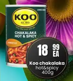 Super Save Koo chakalaka hot & spicy offer