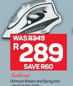 Pick n Pay Hypermarket Sunbeam iron offer