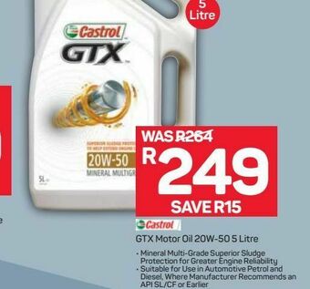 Pick n Pay Hypermarket Castrol motor oil offer