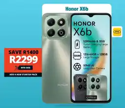 Checkers Honor X6b offer